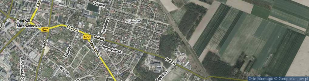 Zdjęcie satelitarne Plater Emilii ul.